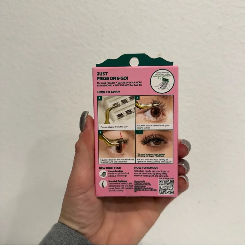 Scunci Wicked 3pc Claw Clip and Snap Clips Set & Wicked imPRESS Cluster Lashes